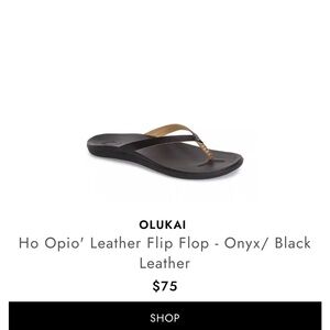 OluKai 'Ho Opio' Leather Flip Flop